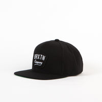 Brixton Gaston Snapback Cap - Black thumbnail