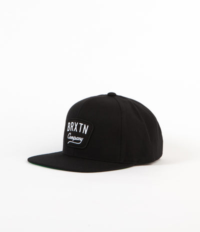 Brixton Gaston Snapback Cap - Black