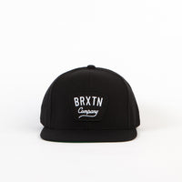 Brixton Gaston Snapback Cap - Black thumbnail