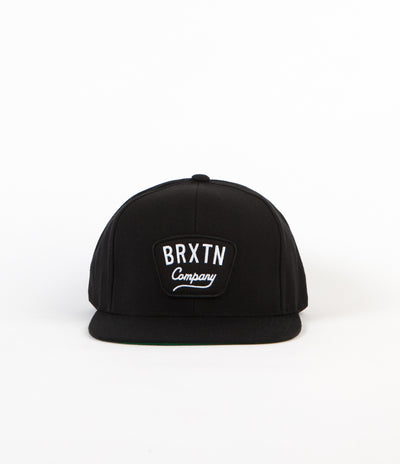 Brixton Gaston Snapback Cap - Black