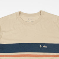 Brixton Gate Stripe T-Shirt - Safari thumbnail
