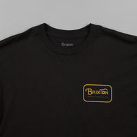 Brixton Grade T-Shirt - Black / Gold thumbnail