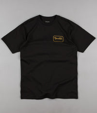 Brixton Grade T-Shirt - Black / Gold