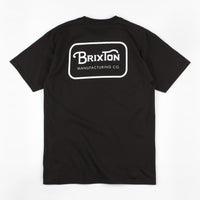 Brixton Grade T-Shirt - Black / White thumbnail