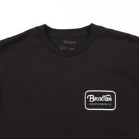 Brixton Grade T-Shirt - Black / White thumbnail