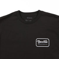 Brixton Grade T-Shirt - Black / White thumbnail