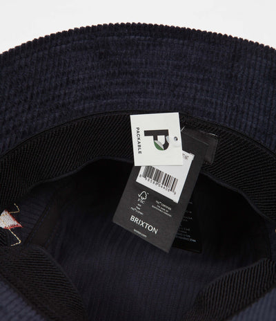 Brixton Gramercy Packable Bucket Hat - Washed Navy