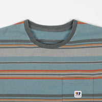 Brixton Hilt Alton Pocket Knit T-Shirt - Aqua Cloud Wash thumbnail