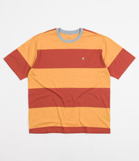 Brixton Hilt Boxy Shield Knit T-Shirt - Phoenix Orange / Golden Glow
