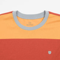Brixton Hilt Boxy Shield Knit T-Shirt - Phoenix Orange / Golden Glow thumbnail