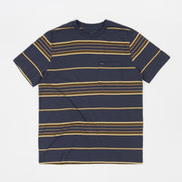 Brixton Hilt Pocket T-Shirt - Washed Navy / Blonde thumbnail