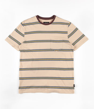 Brixton Hilt Washed Pocket T-Shirt - Sand | Flatspot