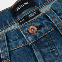 Brixton Labor 5 Pocket Denim Trousers - Worn Indigo thumbnail