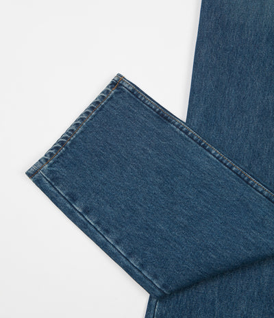 Brixton Labor 5 Pocket Denim Trousers - Worn Indigo