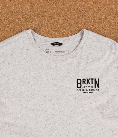 Brixton Langley Premium T-Shirt - Heather Stone