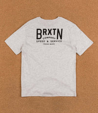 Brixton Langley Premium T-Shirt - Heather Stone