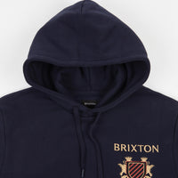 Brixton Lion Crest Hoodie - Navy thumbnail