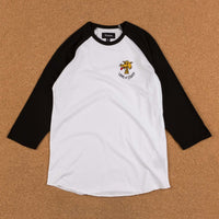 Brixton Lovin' 3/4 Sleeve T-Shirt - White / Black thumbnail
