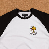 Brixton Lovin' 3/4 Sleeve T-Shirt - White / Black thumbnail