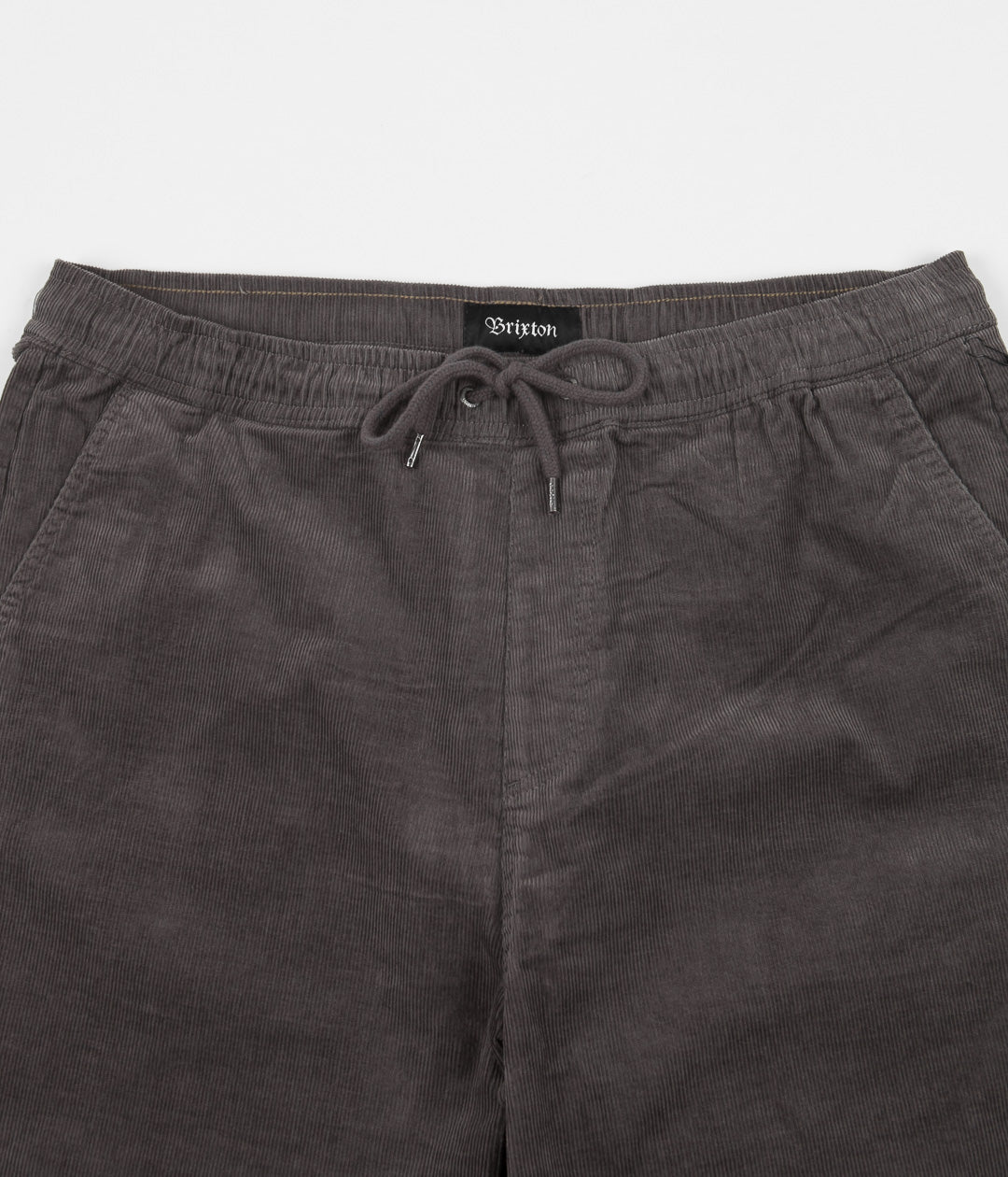 Brixton Madrid II Shorts Charcoal Cord Flatspot