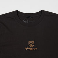 Brixton Main Label II Premium T-Shirt - Washed Black thumbnail