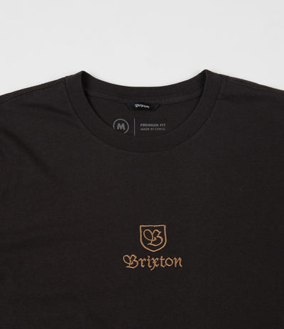 Brixton Main Label II Premium T-Shirt - Washed Black