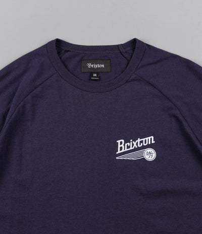 Brixton Maverick 3/4 Sleeve T-Shirt - Navy