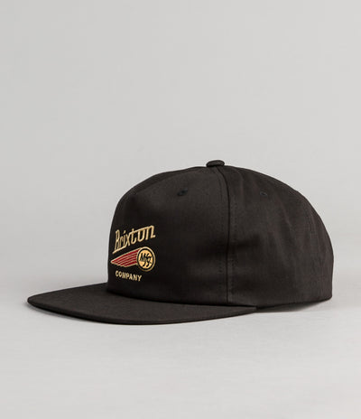 Brixton Maverick Snapback Cap - Black