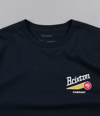 Brixton Maverick T-Shirt - Navy