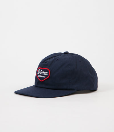 Brixton Novato Snapback Cap - Navy