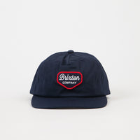 Brixton Novato Snapback Cap - Navy thumbnail
