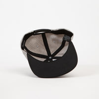 Brixton Oath III Snapback Cap - Heather Grey / Black thumbnail