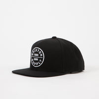 Brixton Oath III Snapback Cap - Black thumbnail