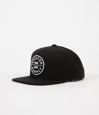 Brixton Oath III Snapback Cap - Black