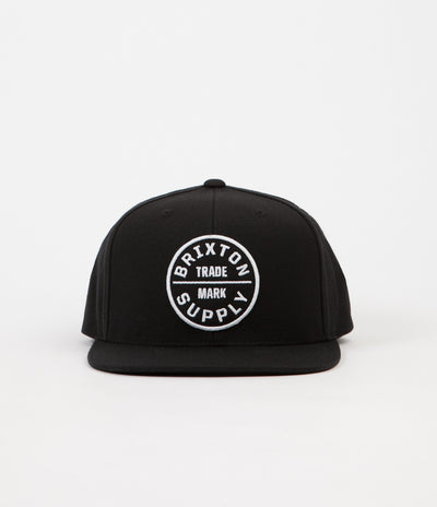 Brixton Oath III Snapback Cap - Black