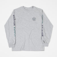 Brixton Oath VI Long Sleeve T-Shirt - Heather Grey thumbnail