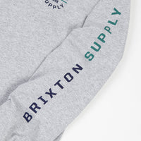 Brixton Oath VI Long Sleeve T-Shirt - Heather Grey thumbnail