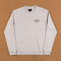 Brixton Palmer Crewneck Sweatshirt - Heather Stone thumbnail