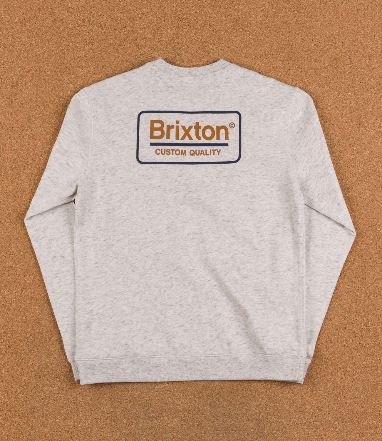 Brixton palmer ii white & grey hoodie hot sale