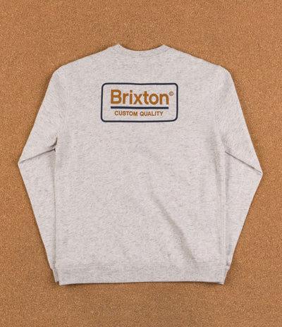 Brixton Palmer Crewneck Sweatshirt - Heather Stone