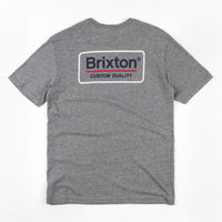 Brixton Palmer Premium T-Shirt - Heather Grey thumbnail