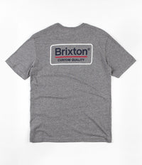 Brixton Palmer Premium T-Shirt - Heather Grey
