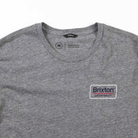 Brixton Palmer Premium T-Shirt - Heather Grey thumbnail