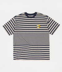 Brixton Patron T-Shirt - Beige / Washed Navy