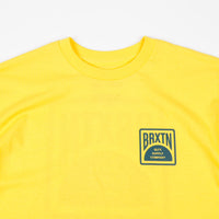 Brixton Pivot T-Shirt - Yellow thumbnail