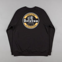 Brixton Soto Crewneck Sweatshirt - Black / Gold thumbnail