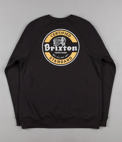Brixton Soto Crewneck Sweatshirt - Black / Gold