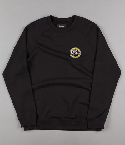 Brixton Soto Crewneck Sweatshirt - Black / Gold