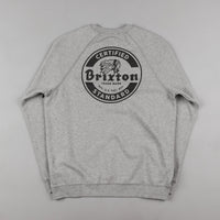 Brixton Soto Crewneck Sweatshirt - Heather Grey / Black thumbnail