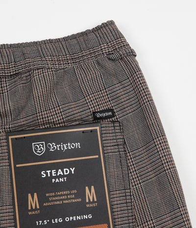 Brixton Steady Pants - Grey Plaid